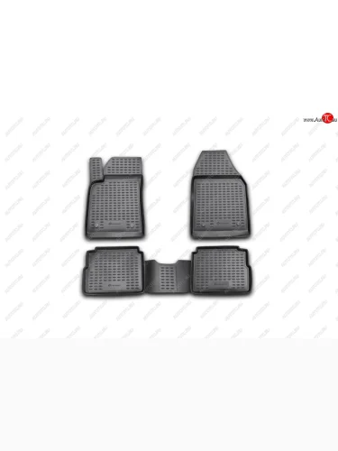 Комплект ковриков салона Element (полиуретан) (Черные) Opel Vectra C универсал дорестайлинг (2002-2005)