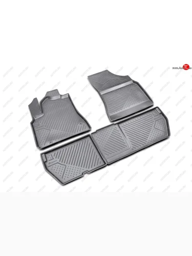 Комплект 3D ковриков салона Element (полиуретан) Peugeot Partner  Tepee (2008-2012)