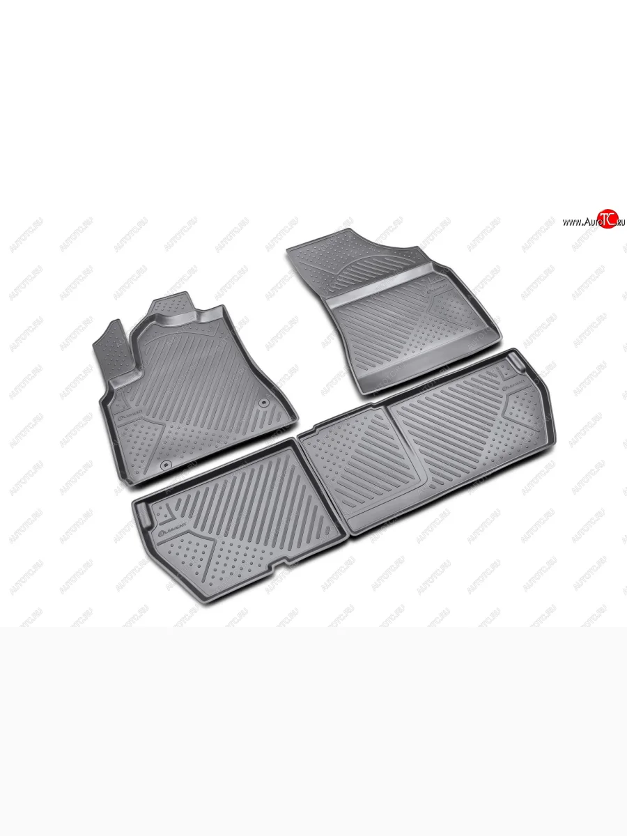 Комплект 3D ковриков салона Element (полиуретан)  Peugeot Partner (2008-2012) Tepee  в Самаре Самарской области