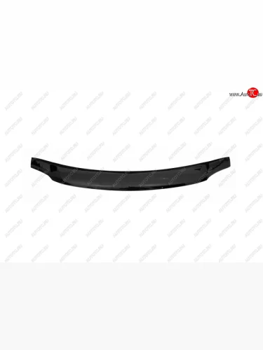 Дефлектор капота REIN (ЕВРО крепеж) без лого Renault Logan  1 (2004-2016) дорестайлинг, рестайлинг