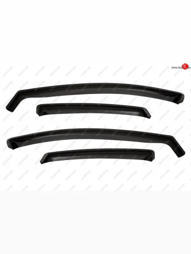 Дефлектор окон REIN (вставной под резинку) Skoda Karoq  NU7 (2017-2025) дорестайлинг, рестайлинг