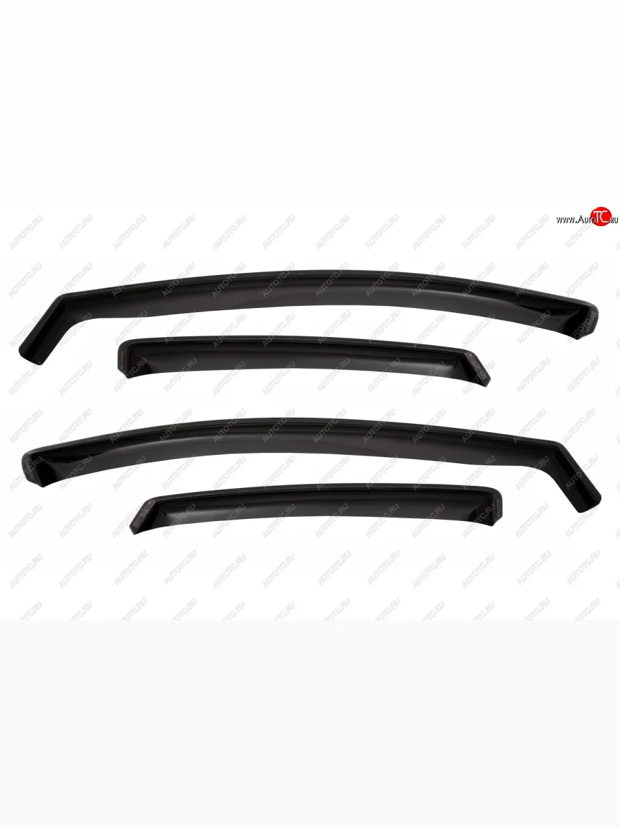 Дефлектор окон REIN (вставной под резинку)  Skoda Karoq (2017-2025) NU7  в Самаре Самарской области