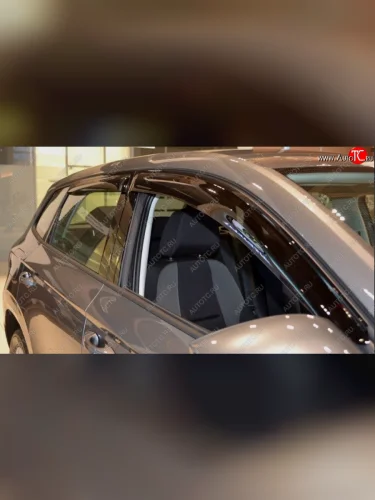 Дефлектора окон SIM Skoda Karoq  NU7 (2017-2025) дорестайлинг, рестайлинг