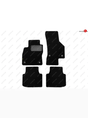 Текстильные коврики салона Klever Standart Liftback (Черные) Skoda Superb ( B8 (3V),  B8 (3V5)) (2015-2025) лифтбэк дорестайлинг, универсал дорестайлинг, лифтбэк рестайлинг, универсал рестайлинг