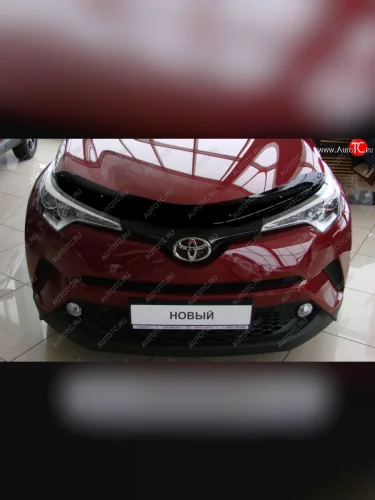 Дефлектор капота SIM Toyota C-HR  NGX10, ZGX10 (2016-2025) дорестайлинг, рестайлинг