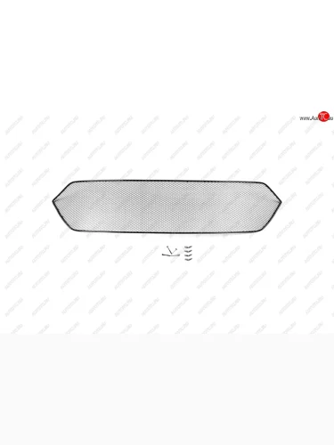 Сетка на бампер внешняя Arbori (Черная 15 мм) Toyota Camry  XV55 (2014-2017) 1-ый рестайлинг