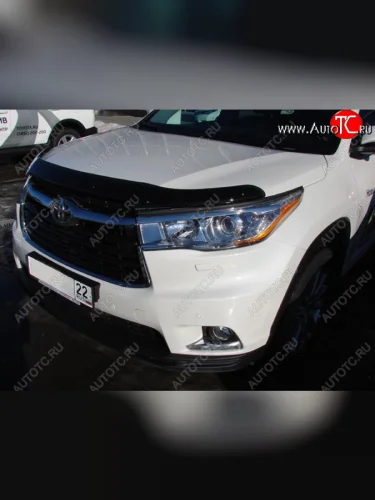Дефлектор капота SIM Toyota Highlander  XU50 (2013-2017) дорестайлинг