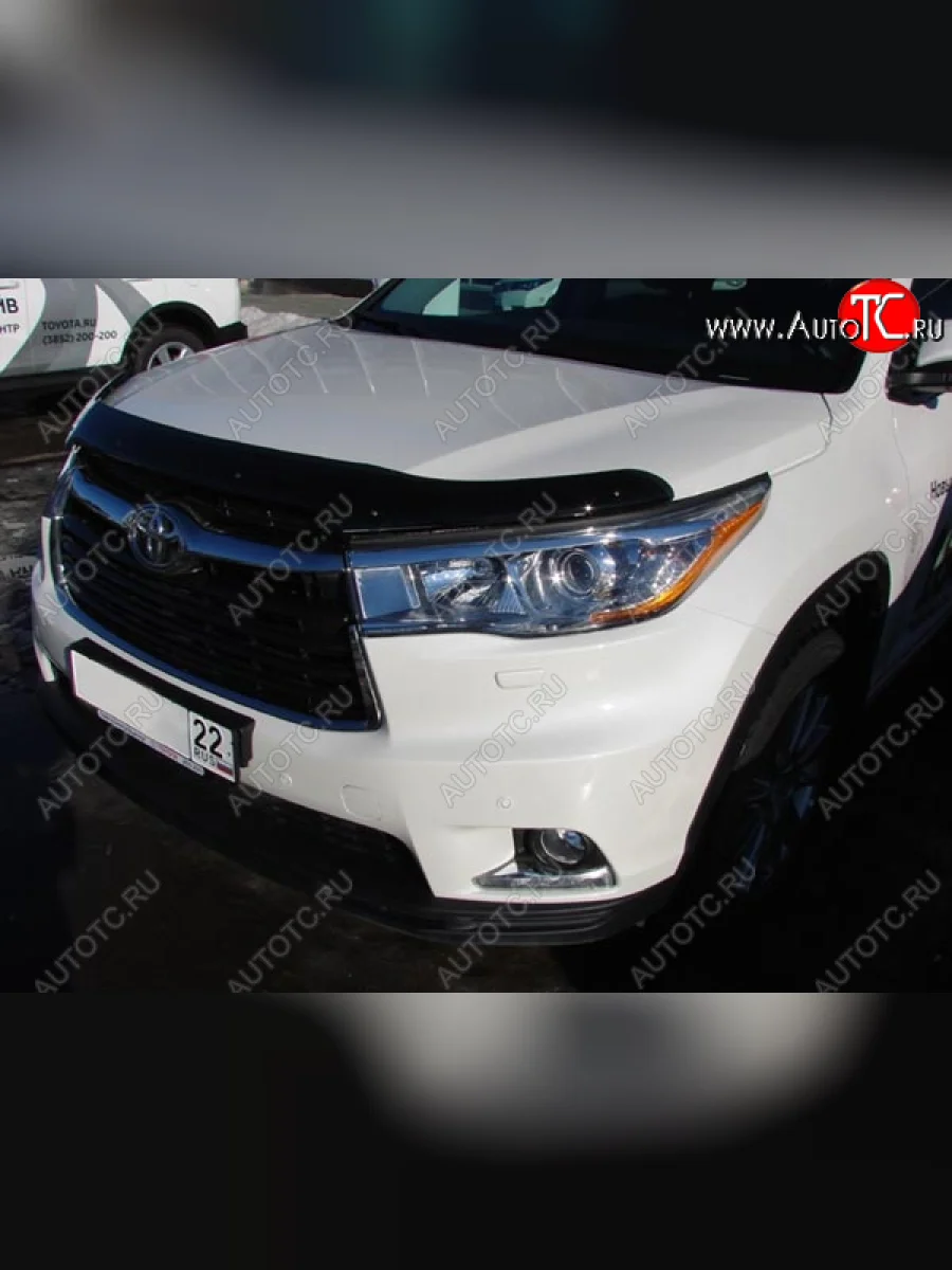 Дефлектор капота SIM Toyota Highlander XU50 дорестайлинг (2013-2017)  в Перми Пермском крае