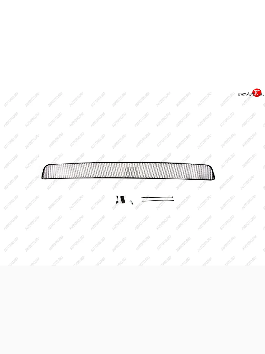 Сетка на бампер внешняя Arbori Toyota Highlander XU50 дорестайлинг (2013-2017) (Черная 15 мм)  в Керчи Республика Крым