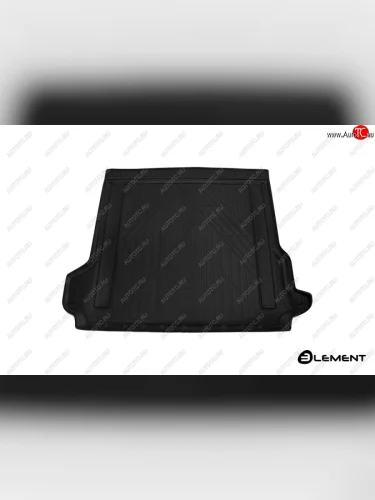 Коврик багажника 5 мест Element (полиуретан) Toyota Land Cruiser Prado  J150 (2017-2020) 2-ой рестайлинг (Черный)