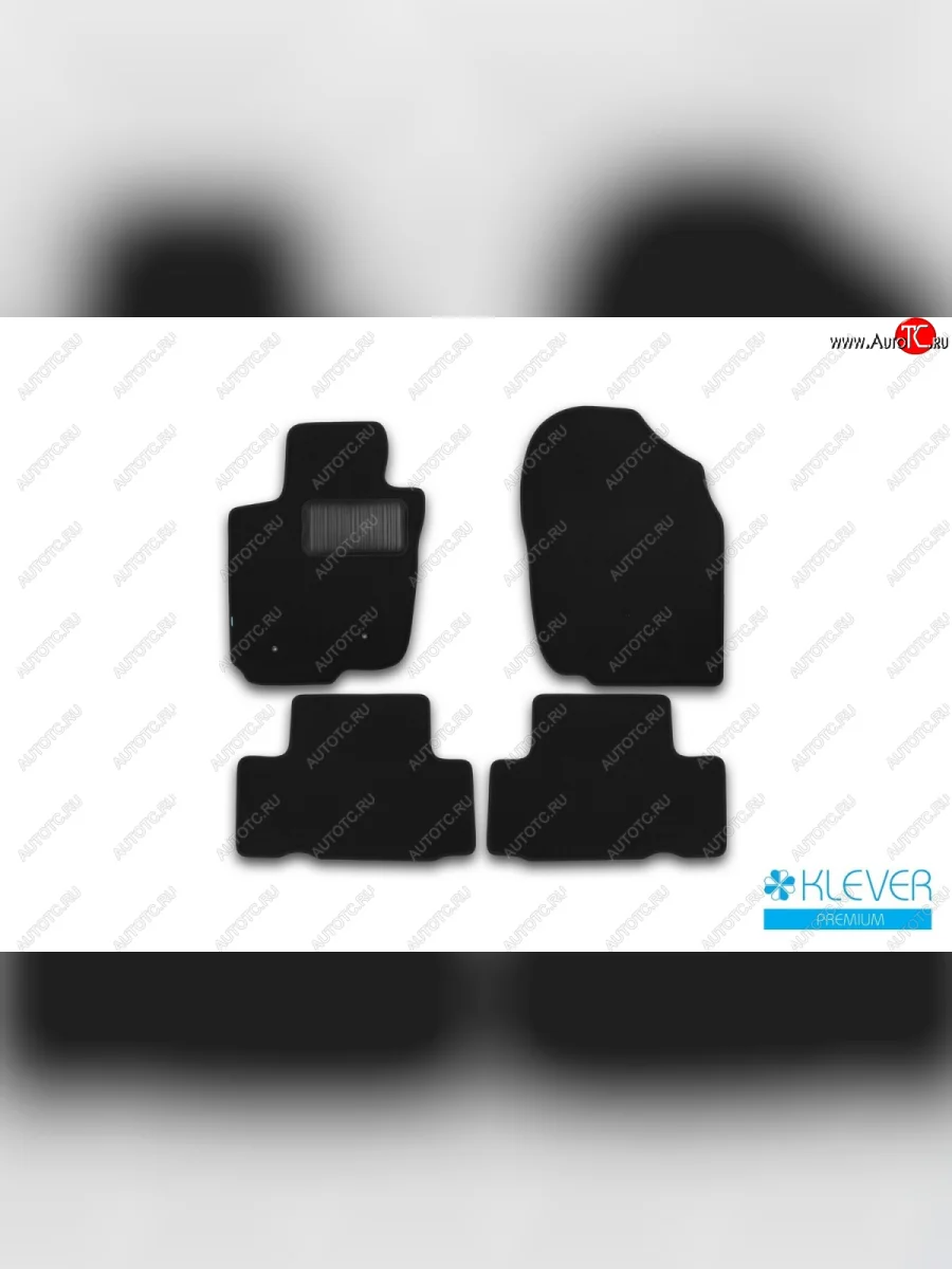 Текстильные коврики салона Klever Premium Toyota RAV4 XA30 5 дв. удлиненный 2-ой рестайлинг (2010-2013) (Черные)  в Керчи Республика Крым