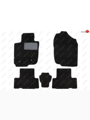 Текстильные коврики салона Klever Premium АКПП (Черные) Toyota RAV4 ( CA20,  XA305,  XA30) (2000-2010) 3 дв. дорестайлинг, 5 дв. дорестайлинг, 5 дв. 1-ый рестайлинг