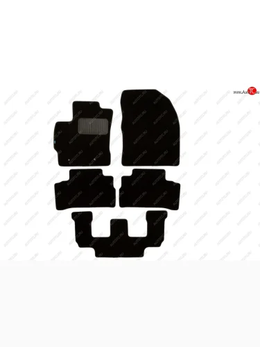 Текстильные коврики салона Klever Premium АКПП (Черные) Toyota Verso  R20 (2009-2012) дорестайлинг