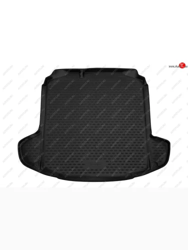 Коврик багажника Element (полиуретан),без органайзера (Черный) Volkswagen Polo Mk6 лифтбек (2020-2022)