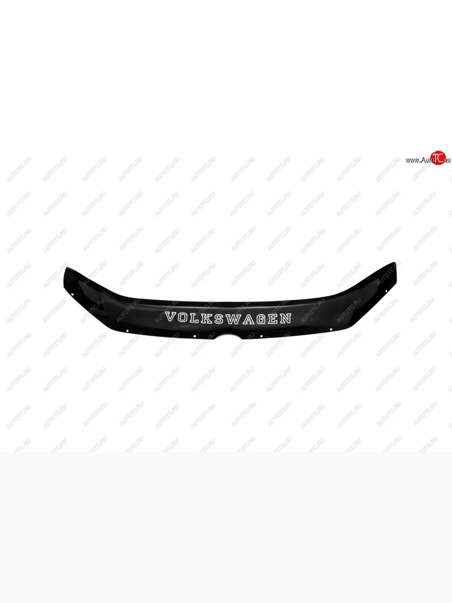 Дефлектор капота REIN (ЕВРО крепеж)  Volkswagen Polo (2009-2015) Mk5 6R,6C,61  в Перми Пермском крае