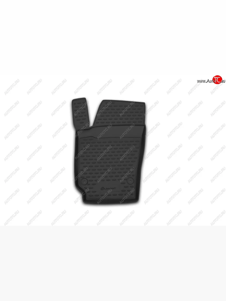 Водительский коврик салона Element (полиуретан) Volkswagen Polo Mk5 6R,6C,61 седан дорестайлинг (2009-2015) (Чёрный)  в Керчи Республика Крым