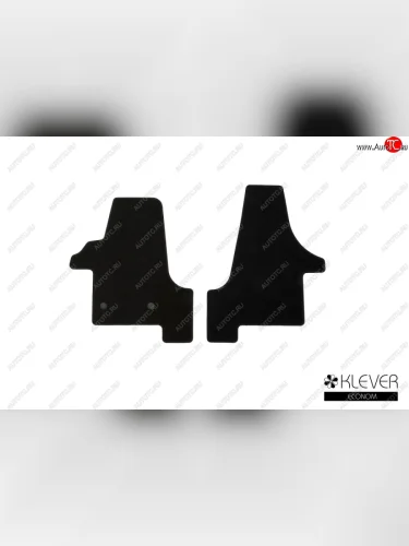 Текстильные коврики салона Klever Econom (Черный, 2шт.) Volkswagen Transporter  T5 (2003-2009) дорестайлинг