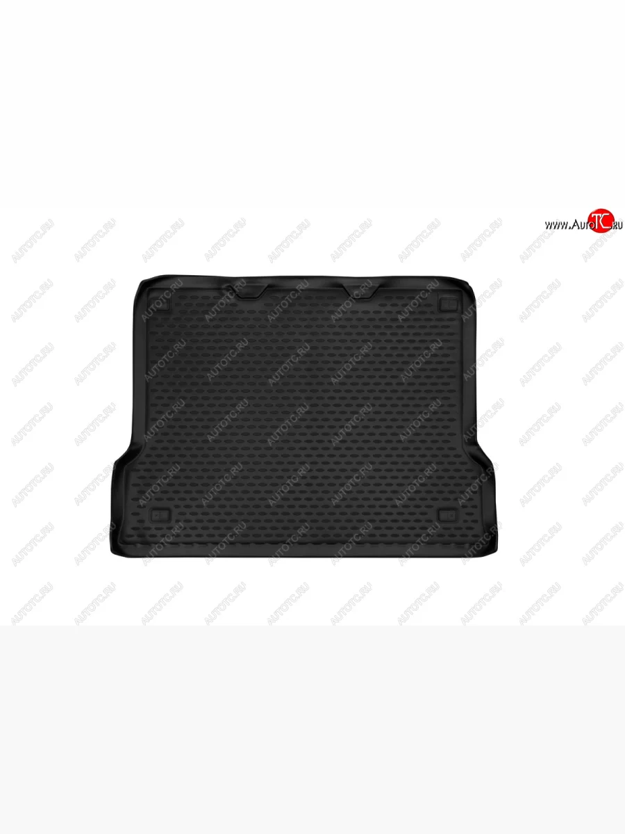 Коврик багажника Element (полиуретан) Уаз Патриот 3163 5-дв. 1-ый рестайлинг (2014-2016) (Черный)  в Керчи Республика Крым