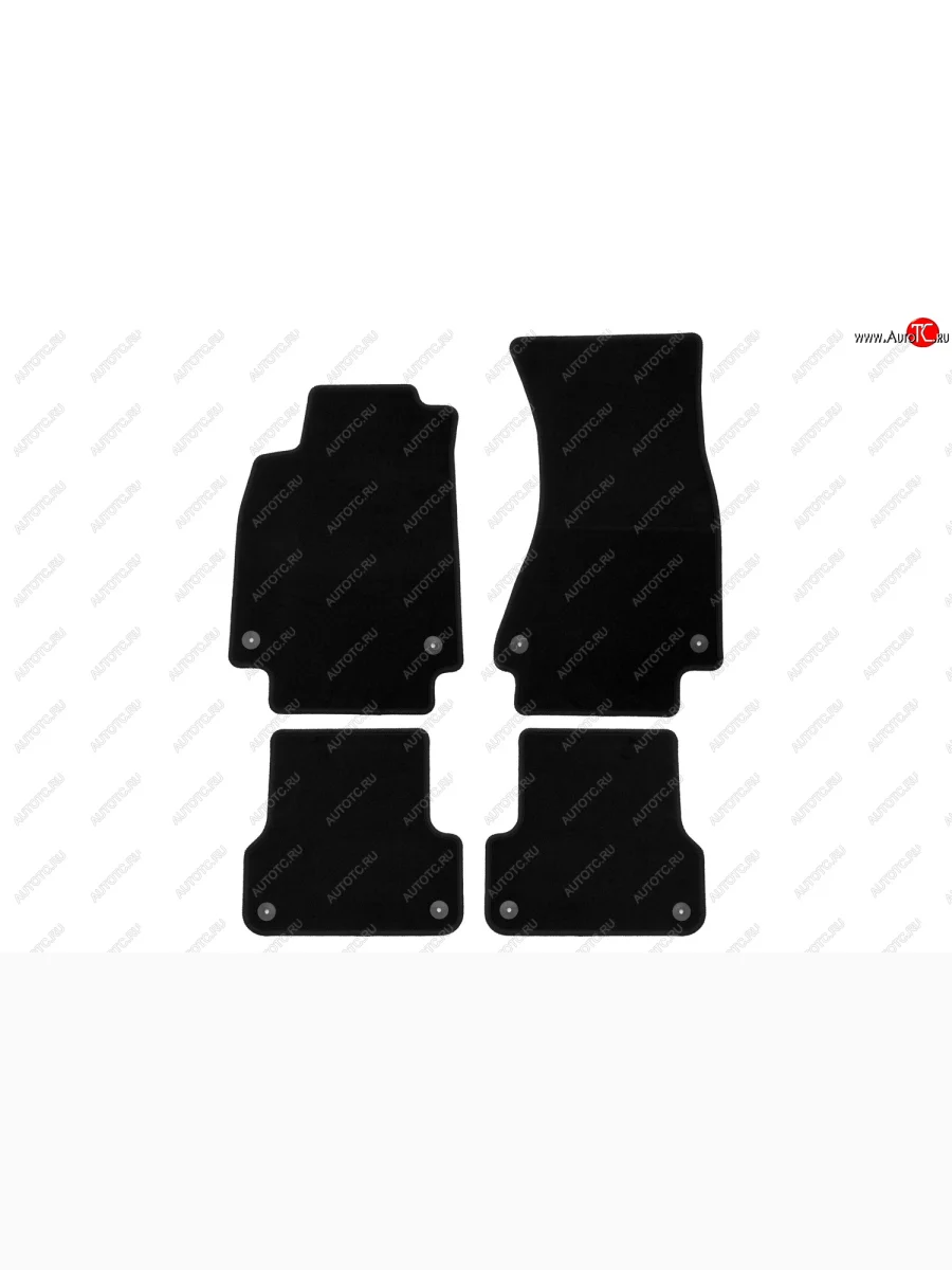 Текстильные коврики салона Klever Econom Audi A6 C7 дорестайлинг, универсал (2010-2014) (Черные)  с доставкой в г. Керчь