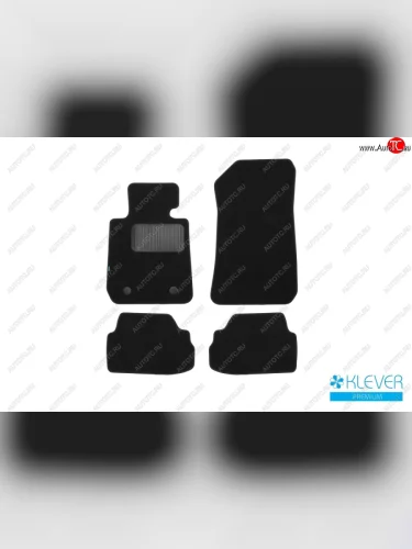 Текстильные коврики салона Klever Premium (Черные) BMW 1 серия  E81 (2007-2012) хэтчбэк 3 дв. рестайлинг