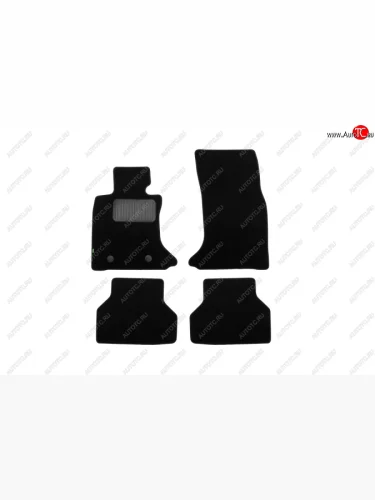 Текстильные коврики салона Klever Standart седан АКПП (Черные) BMW 5 серия  E60 (2003-2007) седан дорестайлинг