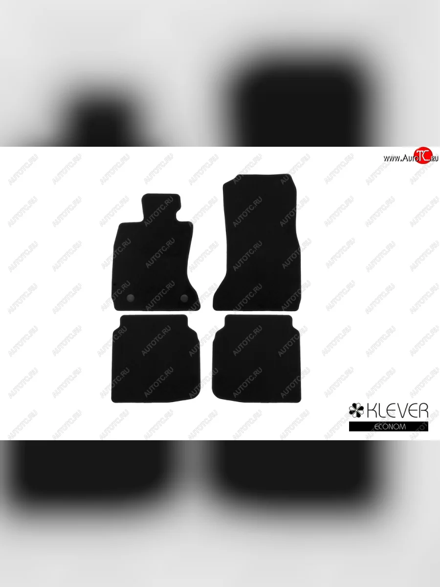 Текстильные коврики салона Klever Econom (АКПП) BMW 7 серия F01-F04 седан (2008-2015) (Черные)  в Перми Пермском крае