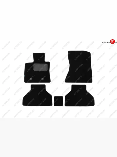 Текстильные коврики салона Klever Premium (Черные) BMW X5  E70 (2006-2013) дорестайлинг, рестайлинг