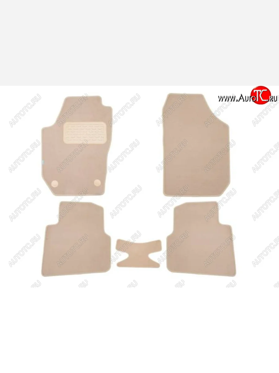 Текстильные коврики салона Klever Premium Chery Indis S18 (2011-2016) (Бежевые)  в Керчи Республика Крым