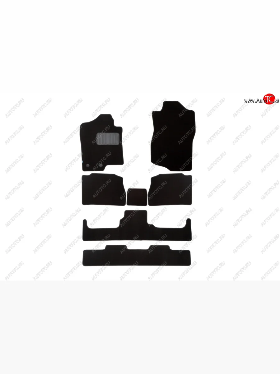 Текстильные коврики салона Klever Premium АКПП Chevrolet Tahoe GMT900 5 дв. (2006-2013) (Черные)  в Самаре Самарской области