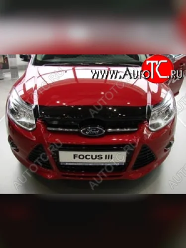Дефлектор капота SIM Ford Focus 3 универсал дорестайлинг (2010-2015)