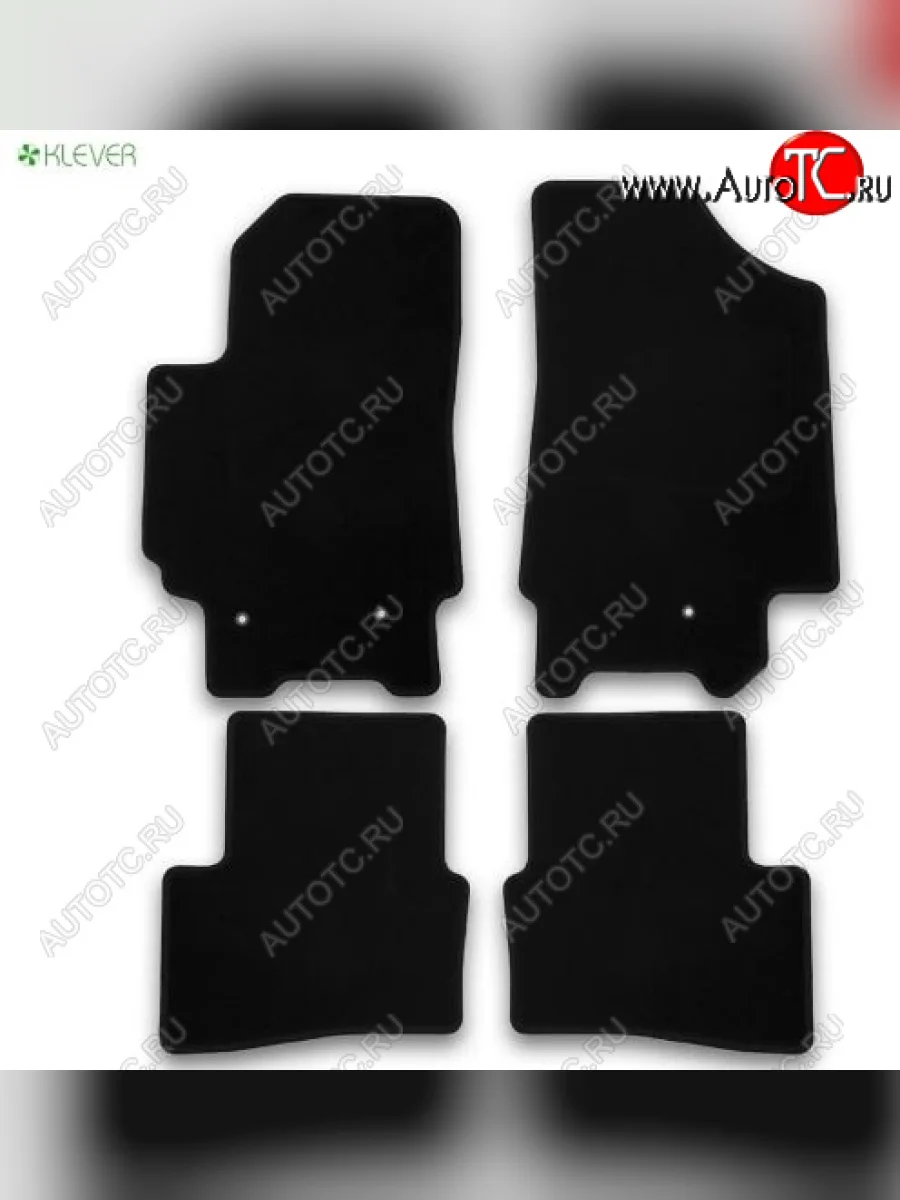 Текстильные коврики салона Klever Econom Hyundai Creta GS дорестайлинг (2015-2019) (Черные)  в Керчи Республика Крым