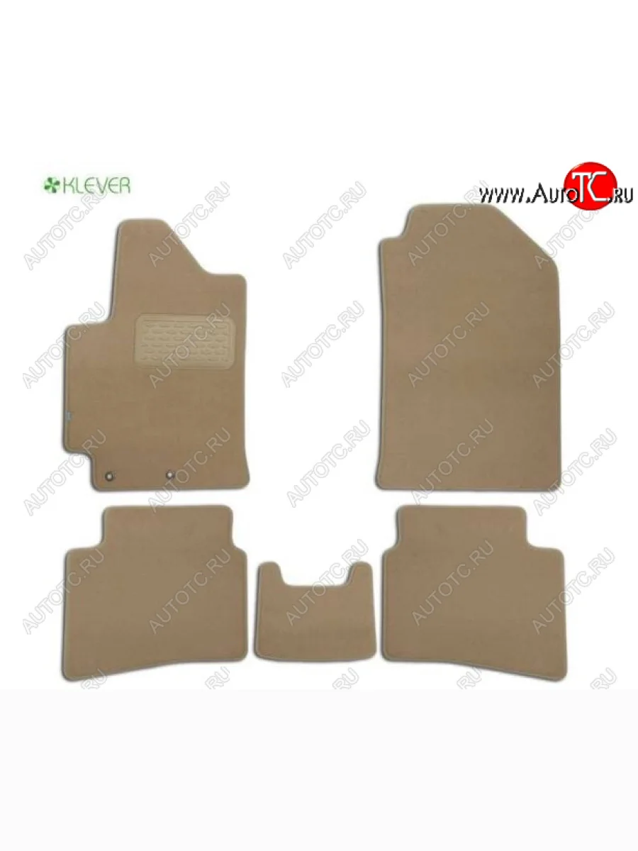 Текстильные коврики салона Klever Premium Hyundai Creta GS дорестайлинг (2015-2019) (Бежевые)  в Самаре Самарской области