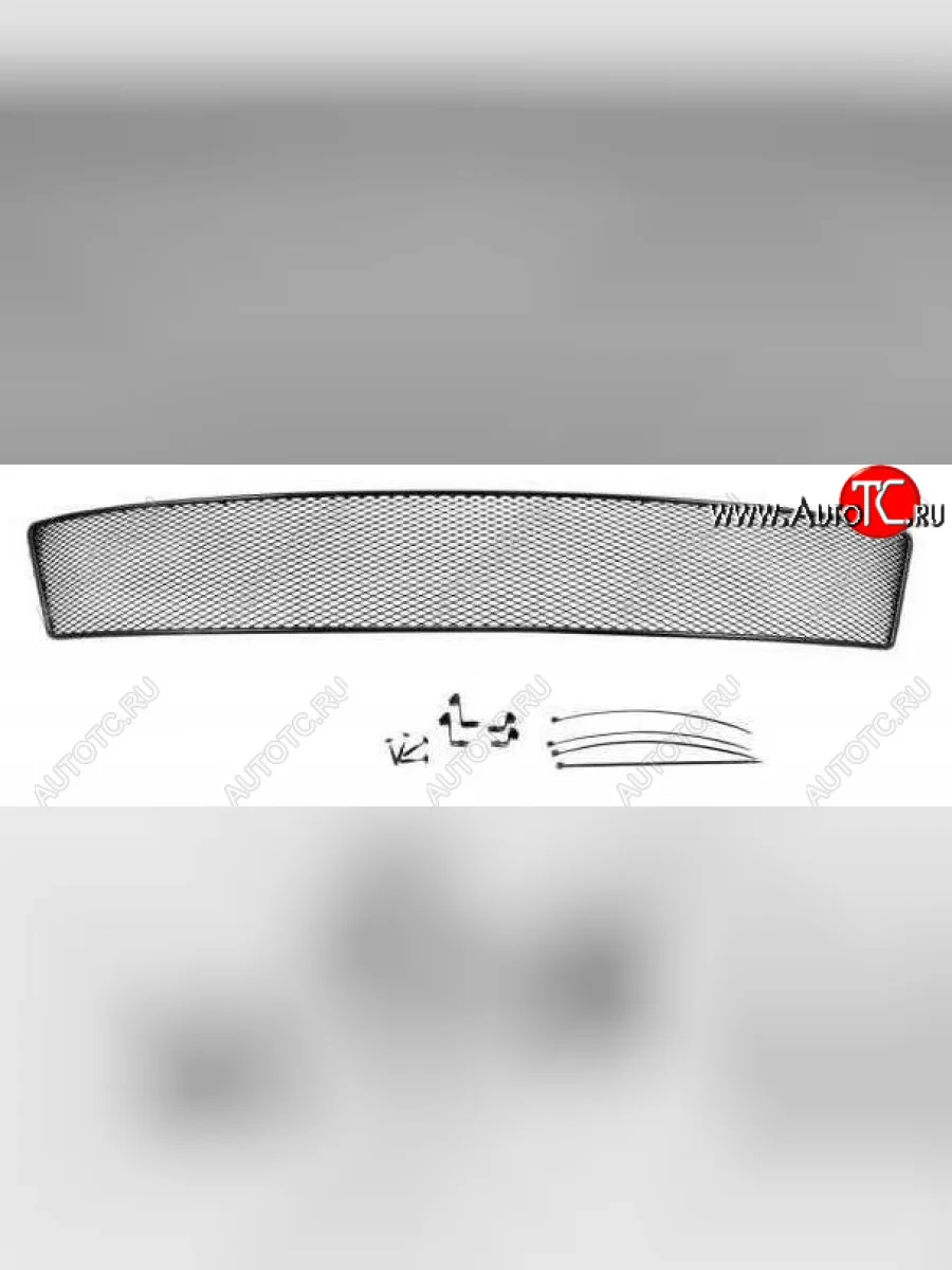 Сетка на бампер внешняя Arbori Hyundai Creta GS рестайлинг (2019-2021) (Черная 10 мм)  в Керчи Республика Крым