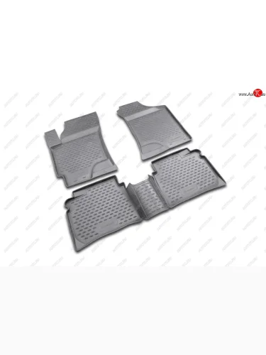 Комплект ковриков салона Element (полиуретан) (Серые) Hyundai Elantra  HD (2006-2011)