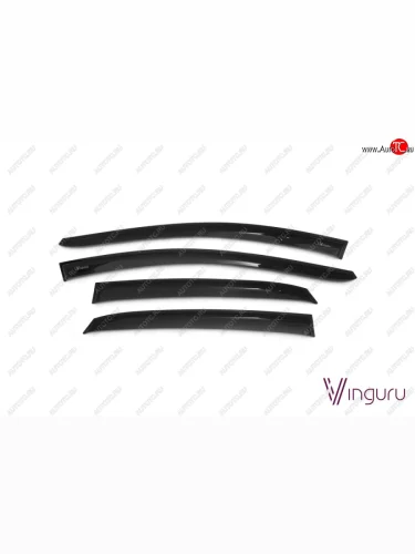 Дефлекторы окон Vinguru Hyundai I30  2 GD (2011-2017) дорестайлинг, хэтчбэк 5 дв., рестайлинг, хэтчбэк 5 дв.