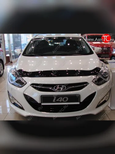 Дефлектор капота SIM Hyundai I40  1 VF (2011-2015) дорестайлинг седан, дорестайлинг универсал