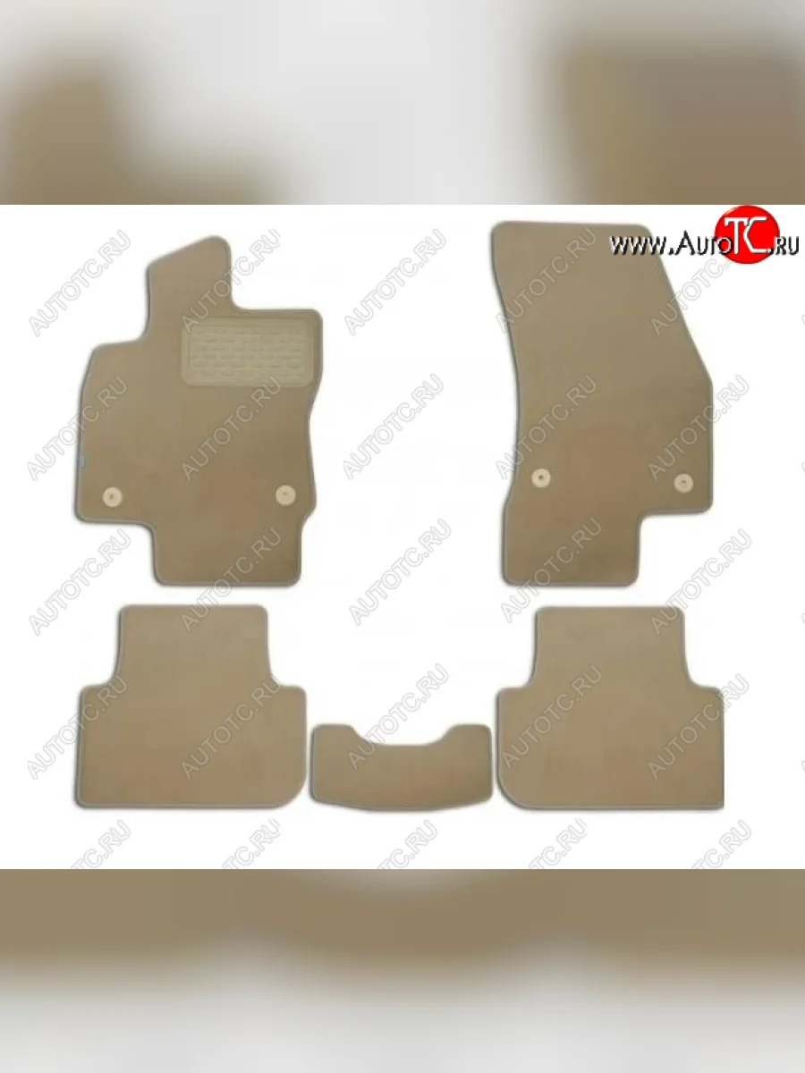 Текстильные коврики салона Klever Premium Hyundai I40 1 VF дорестайлинг седан (2011-2015) (Бежевые)  в Перми Пермском крае