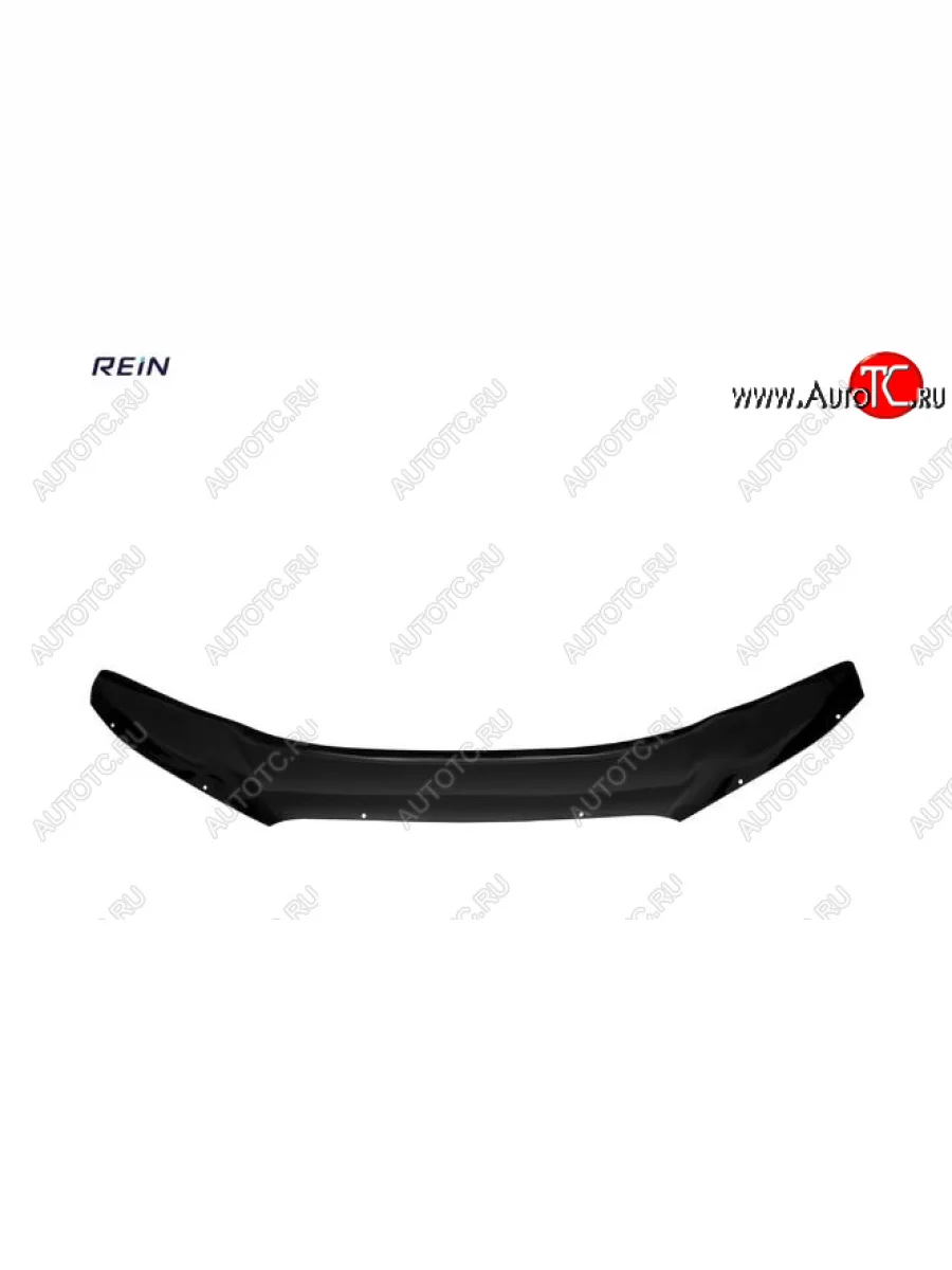 Дефлектор капота REIN (ЕВРО крепеж) без логотипа  Hyundai Santa Fe (2006-2012) CM  в Керчи Республика Крым