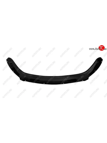 Дефлектор капота REIN (ЕВРО крепеж) без логотипа Hyundai Santa Fe  DM (2012-2019) дорестайлинг, рестайлинг