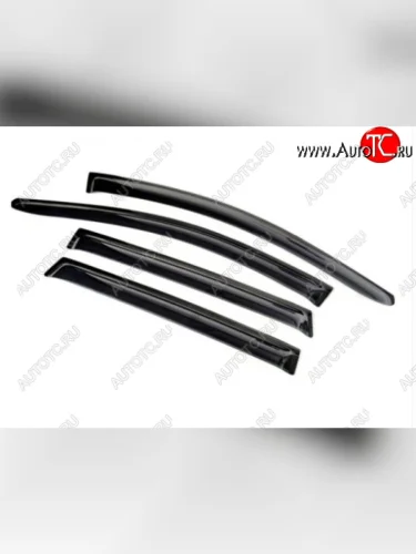 Дефлектора окон SIM Hyundai Santa Fe  DM (2012-2019) дорестайлинг, рестайлинг