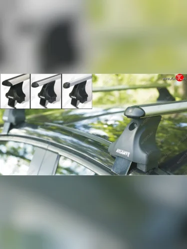 Багажник в сборе Атлант (тип опор Е за дверной проем) (Крыловидные поперечины) Lexus RX350  AL10 (2008-2015) дорестайлинг, рестайлинг