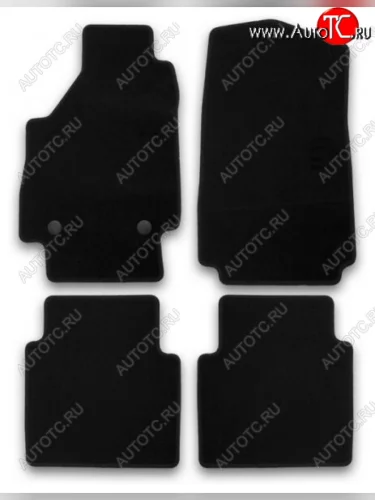 Текстильные коврики салона Klever Econom (Черные) Hyundai Sonata  LF (2017-2019) рестайлинг