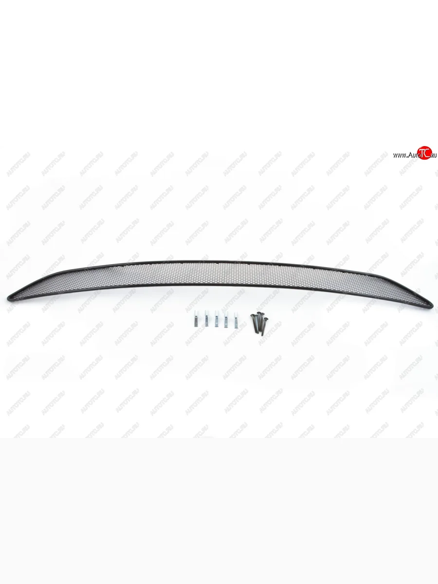 Сетка на бампер внешняя Arbori Hyundai Tucson TL дорестайлинг (2015-2018) (Черная 10 мм)  в Керчи Республика Крым