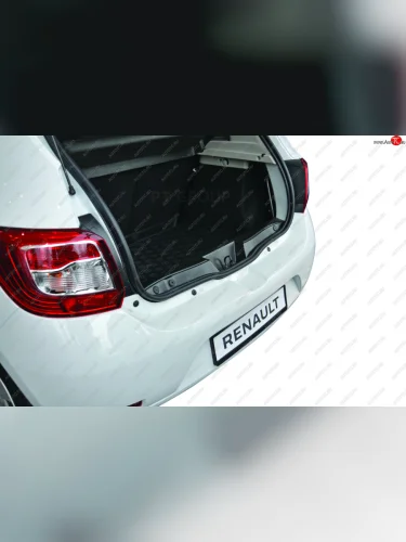 Накладки в проем багажника Petroil Tuning Renault Sandero  2 (2014-2025) дорестайлинг, рестайлинг