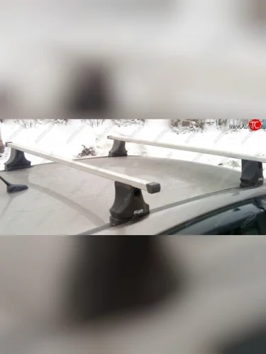 Багажник в сборе Атлант (тип опор С в штатные места) (Прямоугольные поперечины) Opel Astra ( H,  H GTC) (2004-2015) универсал, хэтчбек 3 дв. дорестайлинг, хэтчбек 5дв дорестайлинг, хэтчбек 3 дв. рестайлинг, универсал рестайлинг, хэтчбек 5дв рестайлинг