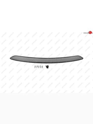 Сетка на бампер внешняя Arbori (Черная 15 мм) KIA Cerato 3 YD рестайлинг седан (2016-2019)