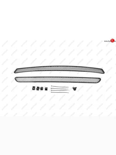 Сетка на бампер внешняя Arbori (Черная 15 мм) KIA Optima  4 JF (2015-2018) дорестайлинг универсал