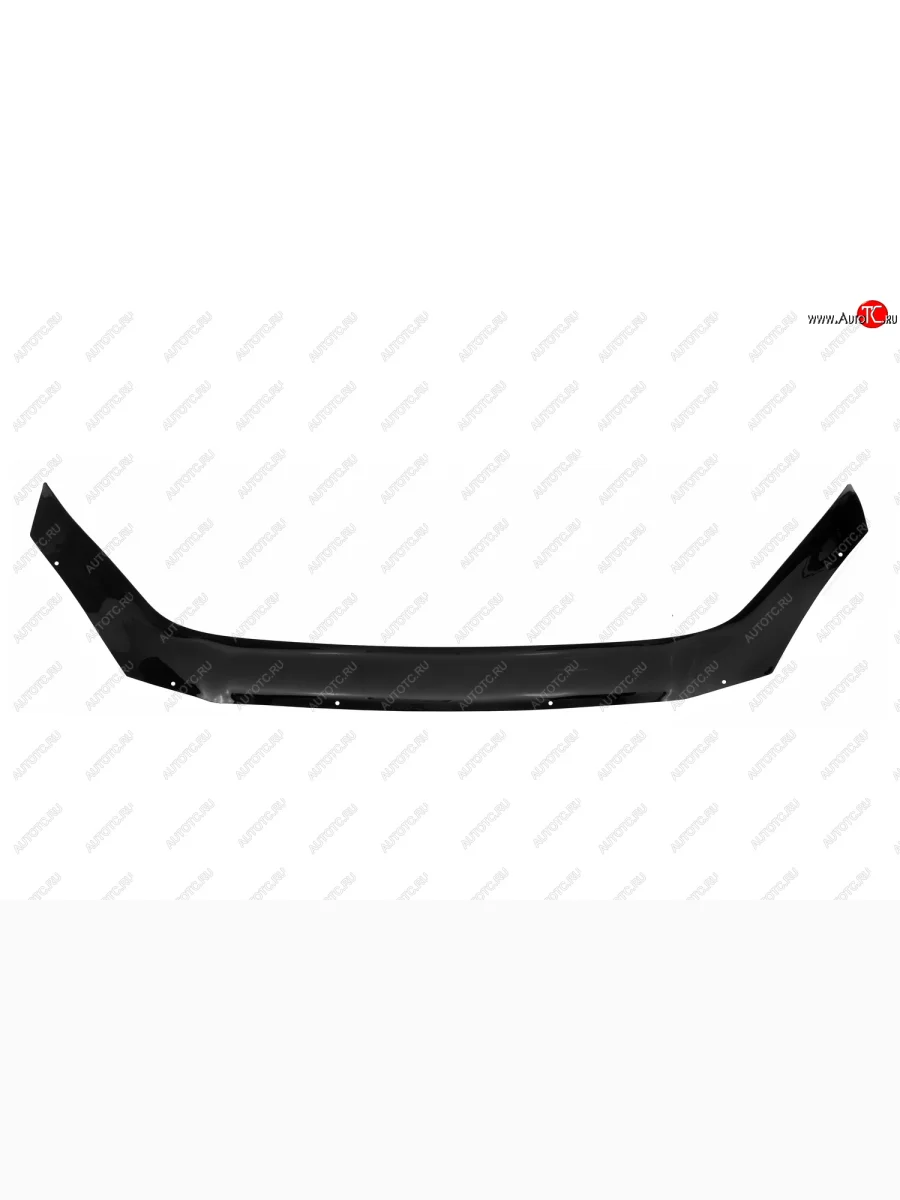 Дефлектор капота REIN (ЕВРО крепеж) без логотипа KIA Rio 2 JB дорестайлинг седан (2005-2009)  в Керчи Республика Крым