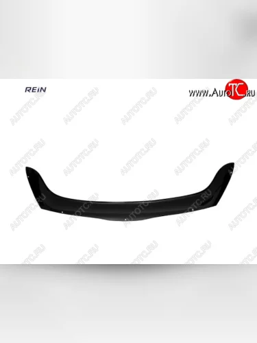 Дефлектор капота REIN (ЕВРО крепеж) без логотипа KIA Rio  4 FB (2016-2022) дорестайлинг седан, рестайлинг седан