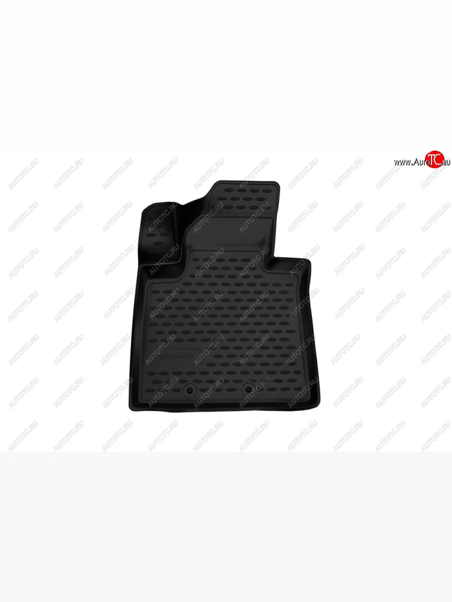 Водительский коврик салона Element (полиуретан) KIA Sorento XM рестайлинг (2012-2015) (Чёрный)  в Керчи Республика Крым